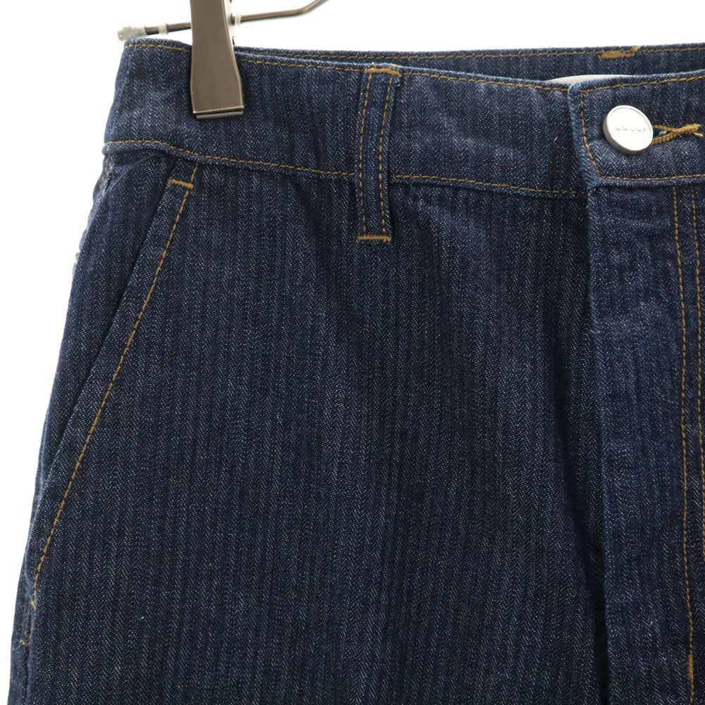 未使用 AMERI UNDRESSED アメリ ストライプ柄 ストレートデニムパンツ ｗ25 ジーンズ タグ付き レディース