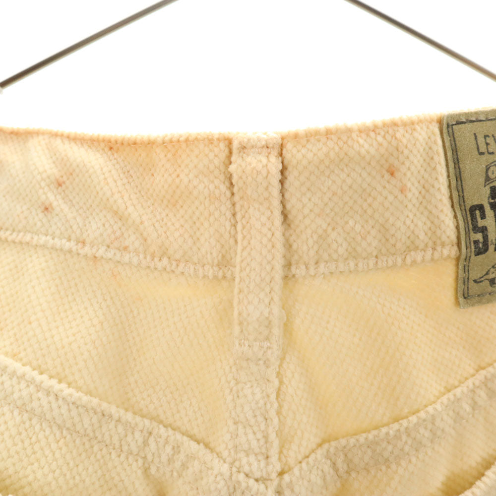 Levi's リーバイス 90s 未使用 シルバータブ オールド デッドストック フレアパンツ W27 アイボリー レディース