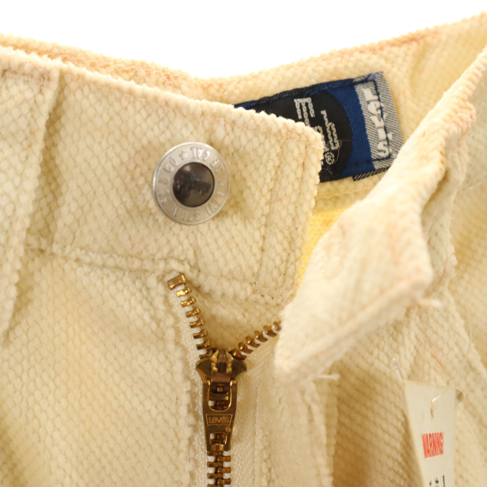 Levi's リーバイス 90s 未使用 シルバータブ オールド デッドストック フレアパンツ W27 アイボリー レディース