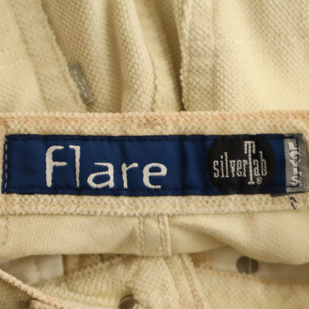 Levi's リーバイス 90s 未使用 シルバータブ オールド デッドストック フレアパンツ W27 アイボリー レディース