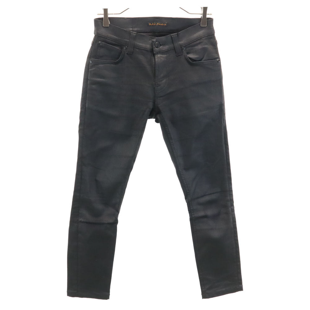 ヌーディージーンズ イタリア製 スキニーパンツ ｗ28 ブラック Nudie Jeans ストレッチ メンズ