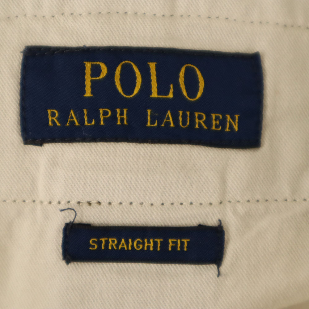 未使用 ポロラルフローレン 総柄 チノパンツ ｗ30 ベージュ POLO RALPH LAUREN タグ付き メンズ