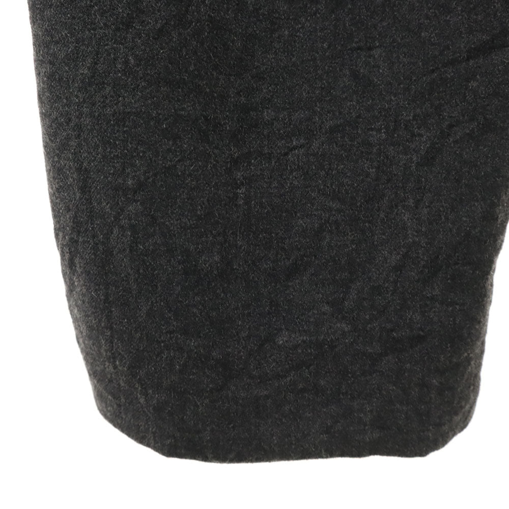 GIORGIOARMAN ジェルジオアルマーニ ウール イタリア製 スラックスパンツ 46 グレー タックパンツ メンズ