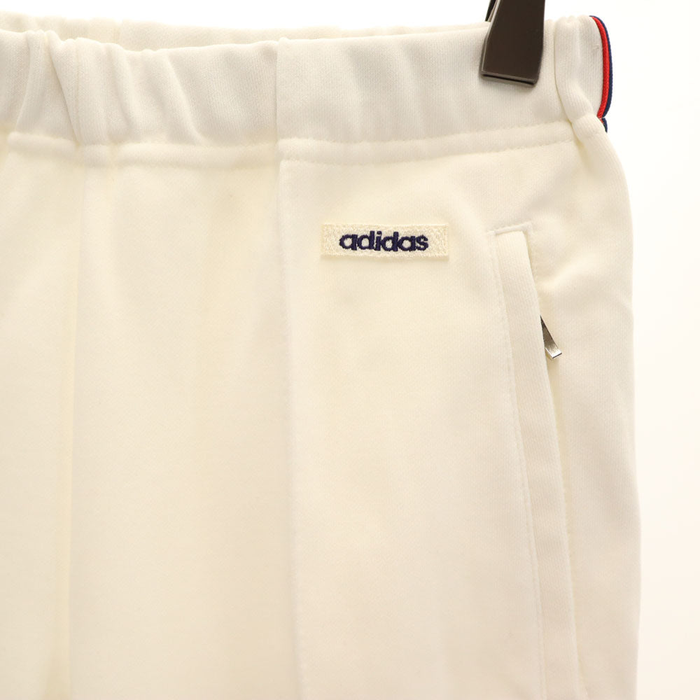 adidas アディダス 70s デサント製 西ドイツタグ ヴィンテージ ロングジャージパンツ M ホワイト レディース