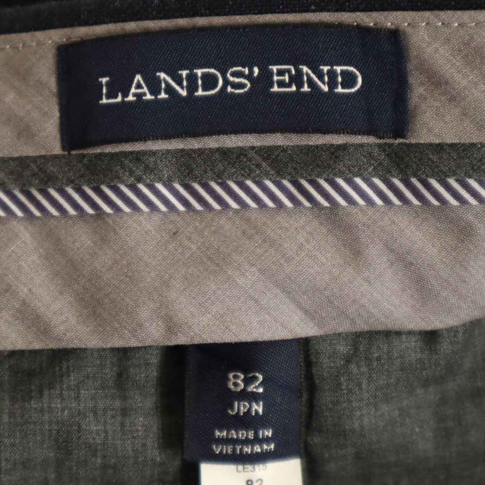 ランズエンド スラックスパンツ 82 ネイビー LANDS' END メンズ