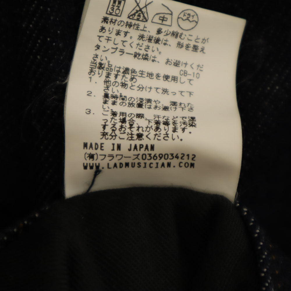 LAD MUSICIAN ラッドミュージシャン デニムパンツ 42 ブラック メンズ