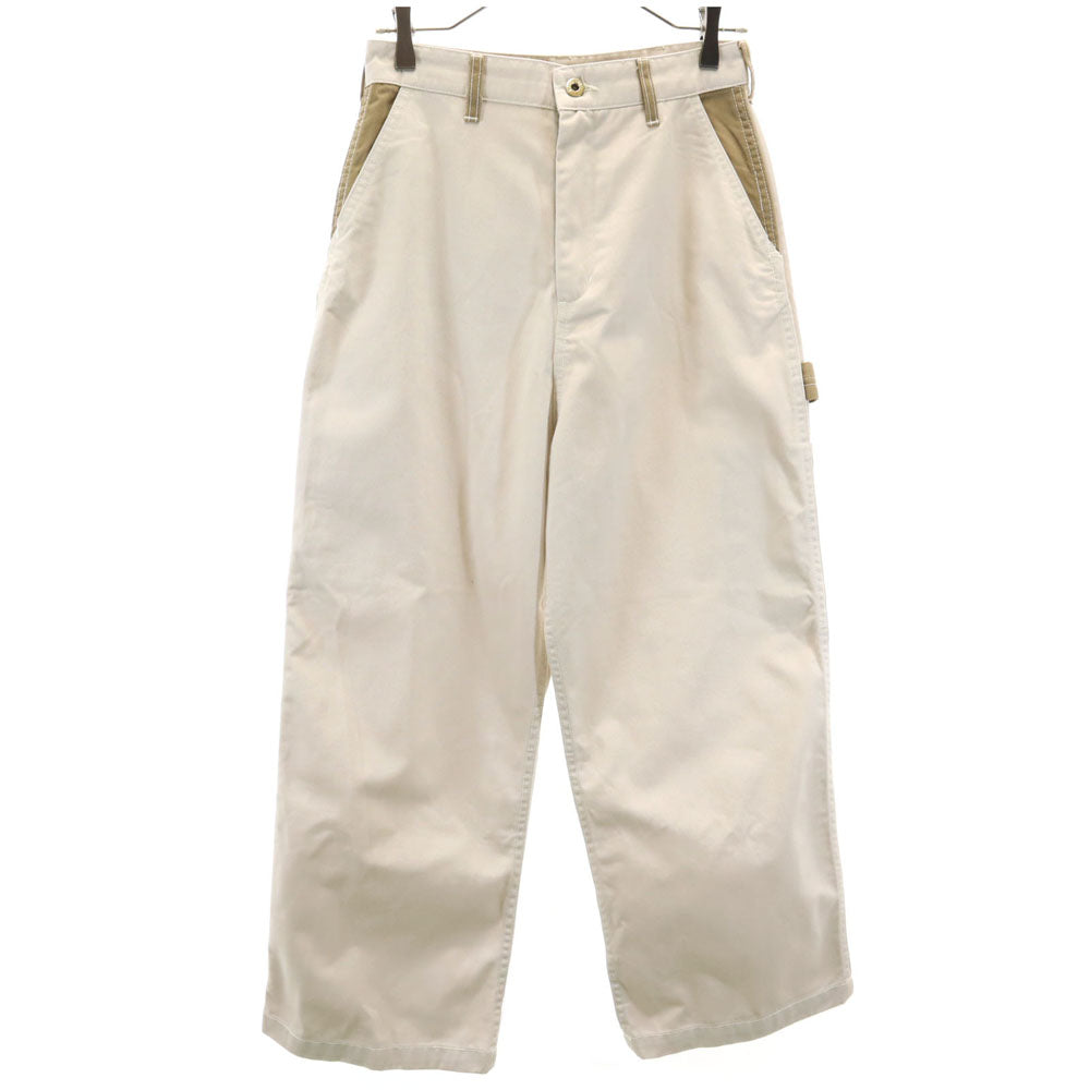 UNIVERSAL OVERALL ユニバーサルオーバーオール × ダブルネーム ペインターパンツ 1 ベージュ系 × DOUBLE NAME ジーンズ レディース