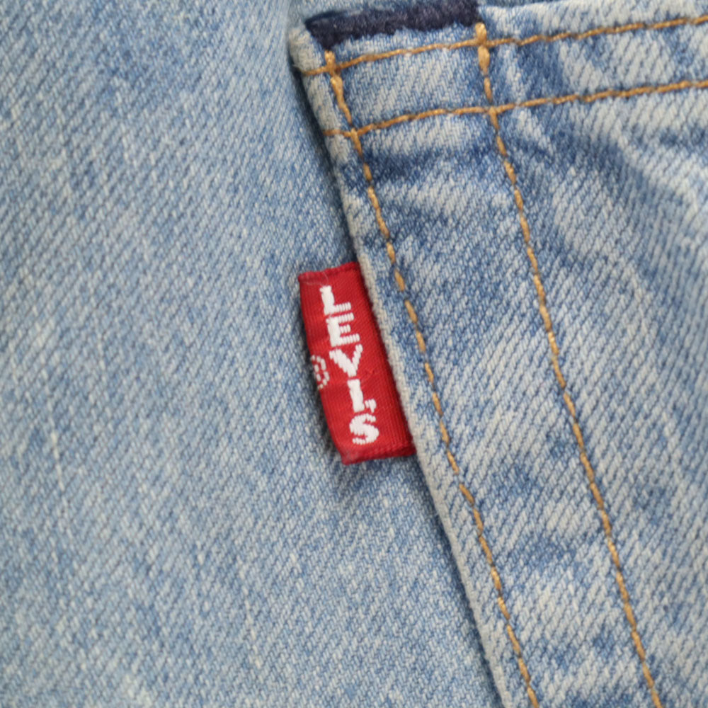 リーバイス 502 ビッグE デニムパンツ W32 アイスブルー Levi's ジーンズ Vステッチ メンズ