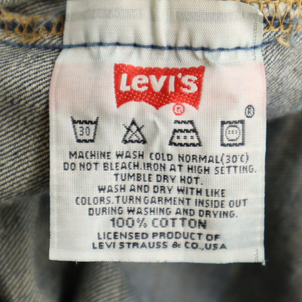 リーバイス 501 ストレートデニムパンツ W34 インディゴブルー Levi's ジーンズ ボタンフライ メンズ