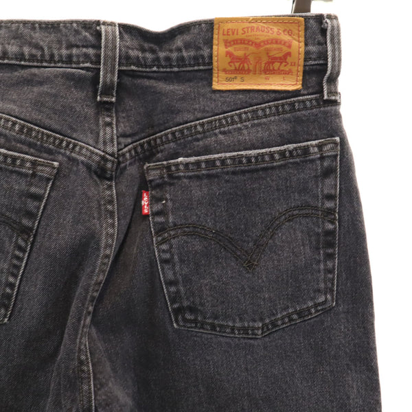 リーバイス スキニーデニムパンツ W26 ブラック Levi's ボタンフライ レディース