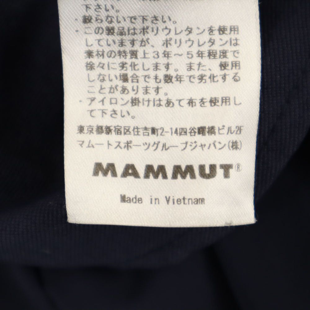 マムート ソフトシェル パンツ M ネイビー Mammut アウトドア ストレッチ レディース