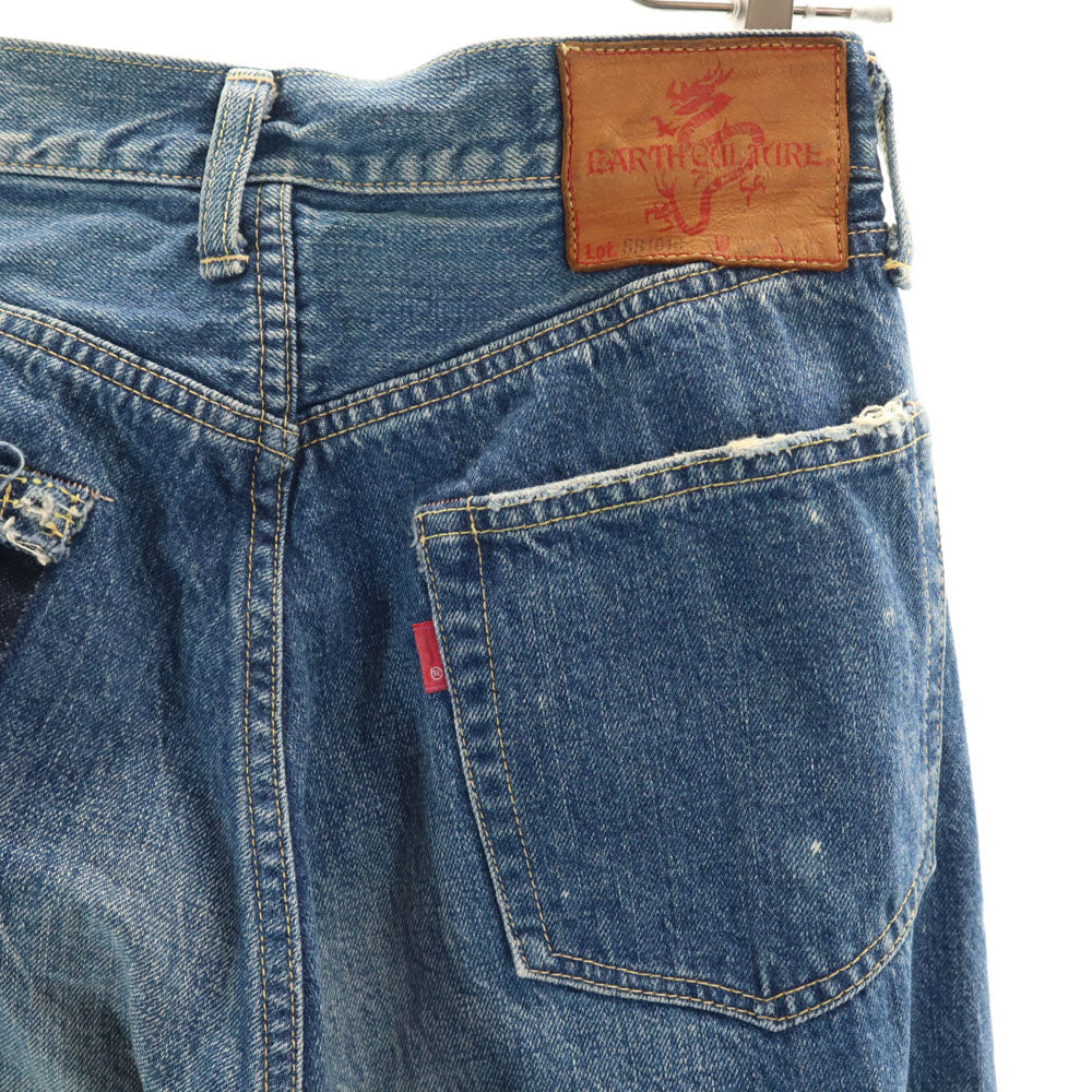 アースカルチャー ストレートデニムパンツ ｗ28 ジーンズ レディース