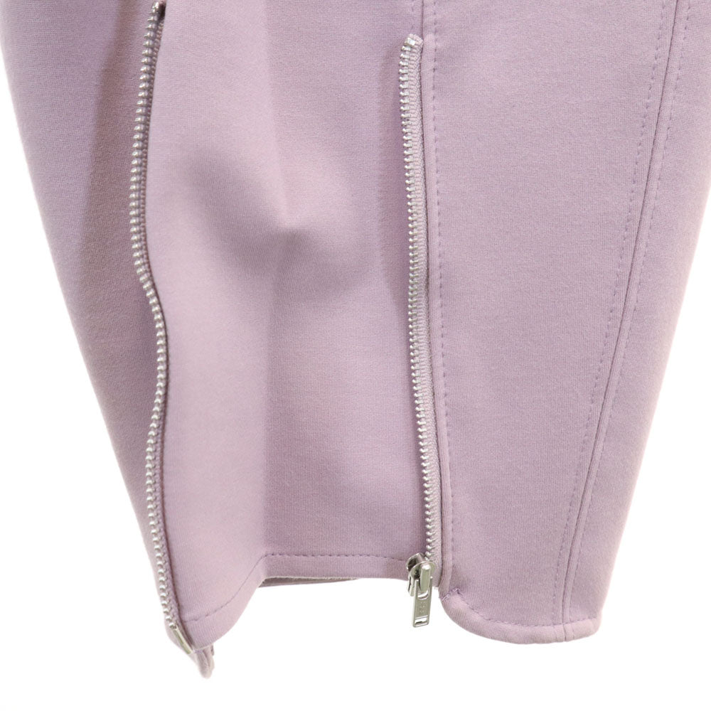 AMERI UNDRESSED アメリ パンツ M パープルピンク 裾ジップ レディース