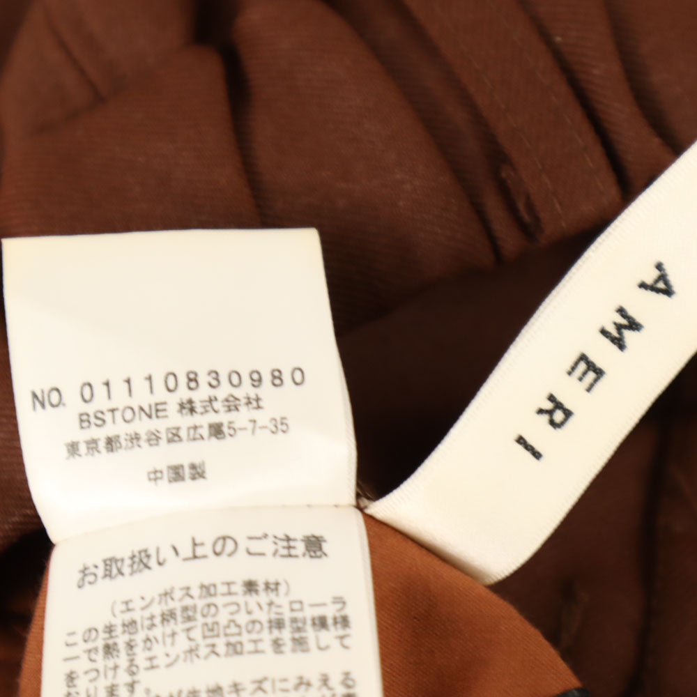 AMERI UNDRESSED アメリ パンツ S ブラウン レディース