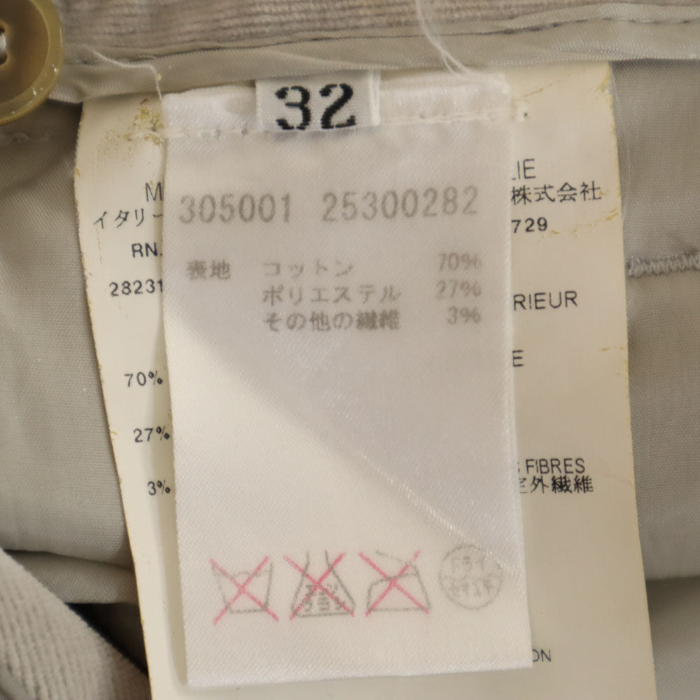 JIL SANDER ジルサンダー イタリア製 コットンパンツ 32 グレー レディース