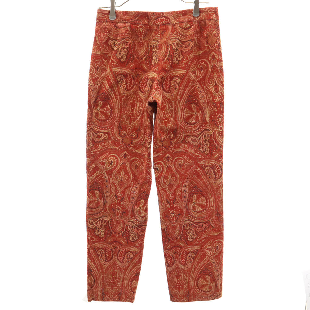 KENZO ケンゾー 90s スロベニア製 オールド 総柄 コーデュロイパンツ 38 レッド レディース