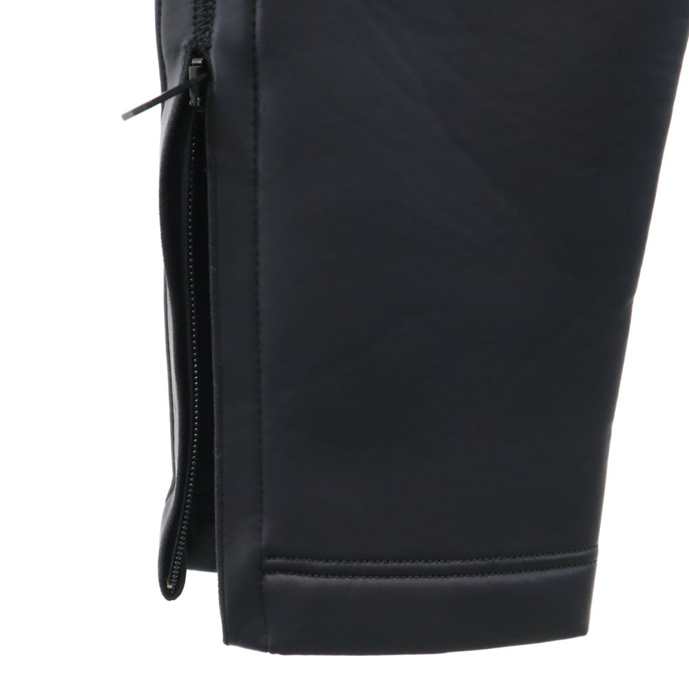 未使用 ヌメロヴェントゥーノ イタリア製 フェイクレザー スリムパンツ 48 ブラック メンズ