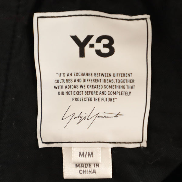 ヨウジヤマモト Y-3 ワイド スウェットパンツ M ブラック Yohji Yamamoto メンズ