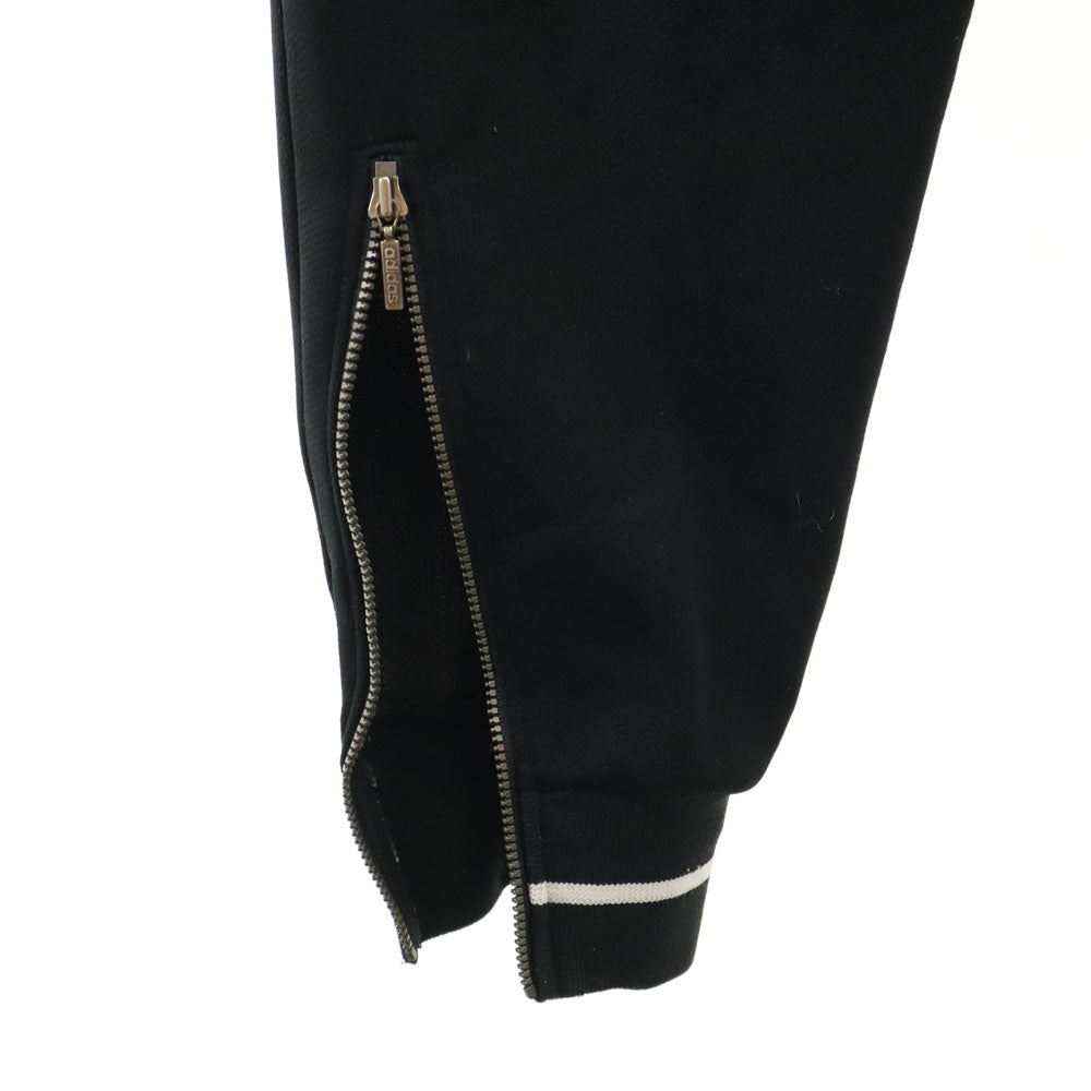 adidas アディダス 80s デサント製 ヴィンテージ ロングジャージパンツ O ブラック メンズ