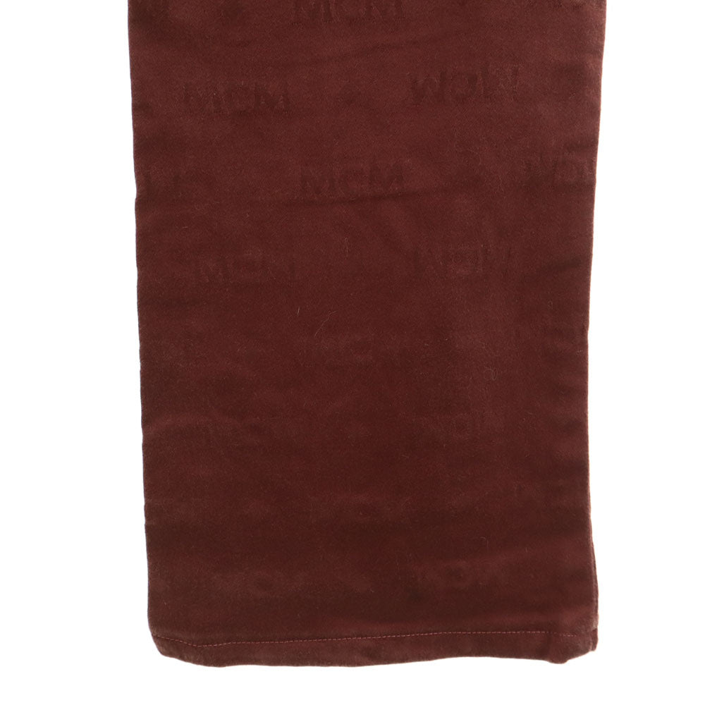 エムシーエム 日本製 ストレートパンツ バーガンディー MCM レディース