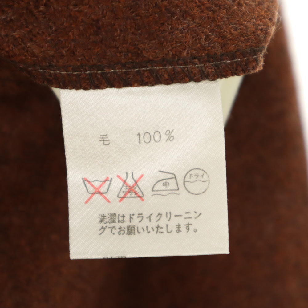 未使用 FRANCESCO FLORDELLI タック ウールパンツ 73 ブラウン レディース