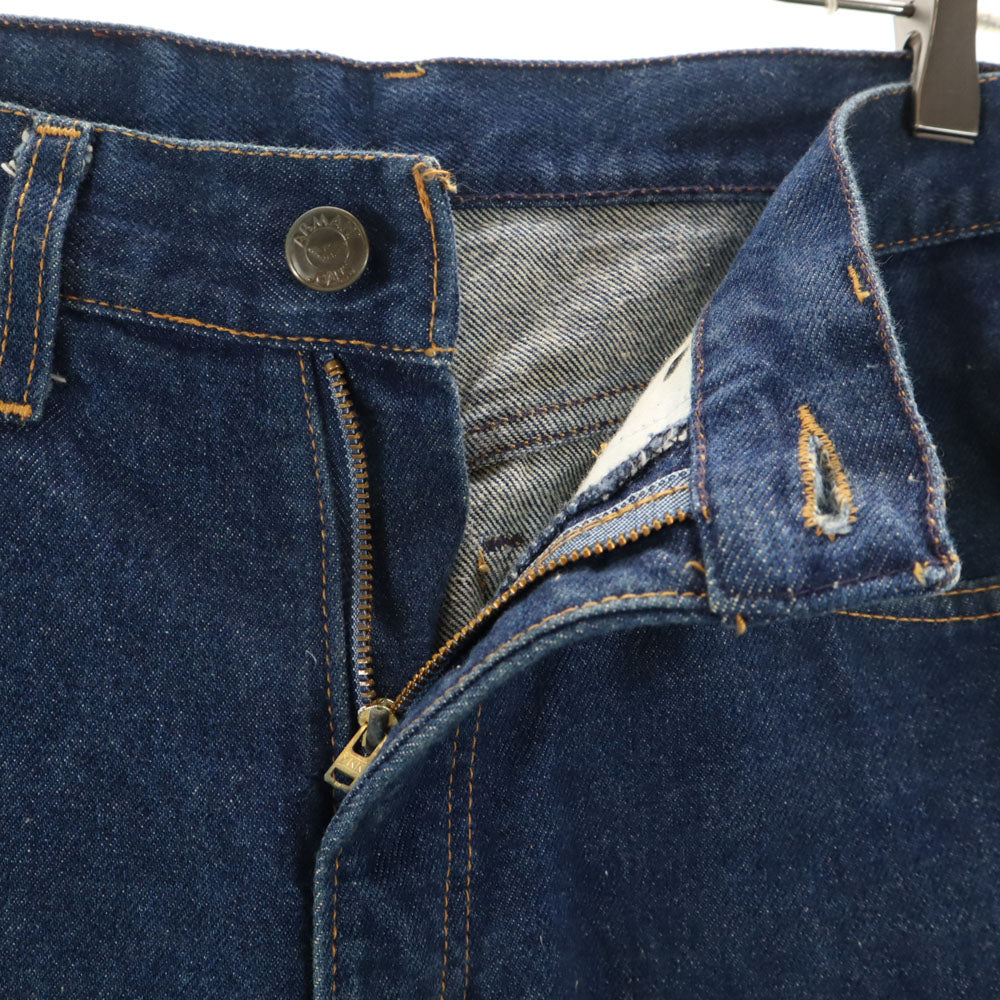 ARMANI JEANS アルマーニジーンズ 90s イタリア製 オールド テーパードデニムパンツ W33 インディゴブルー メンズ