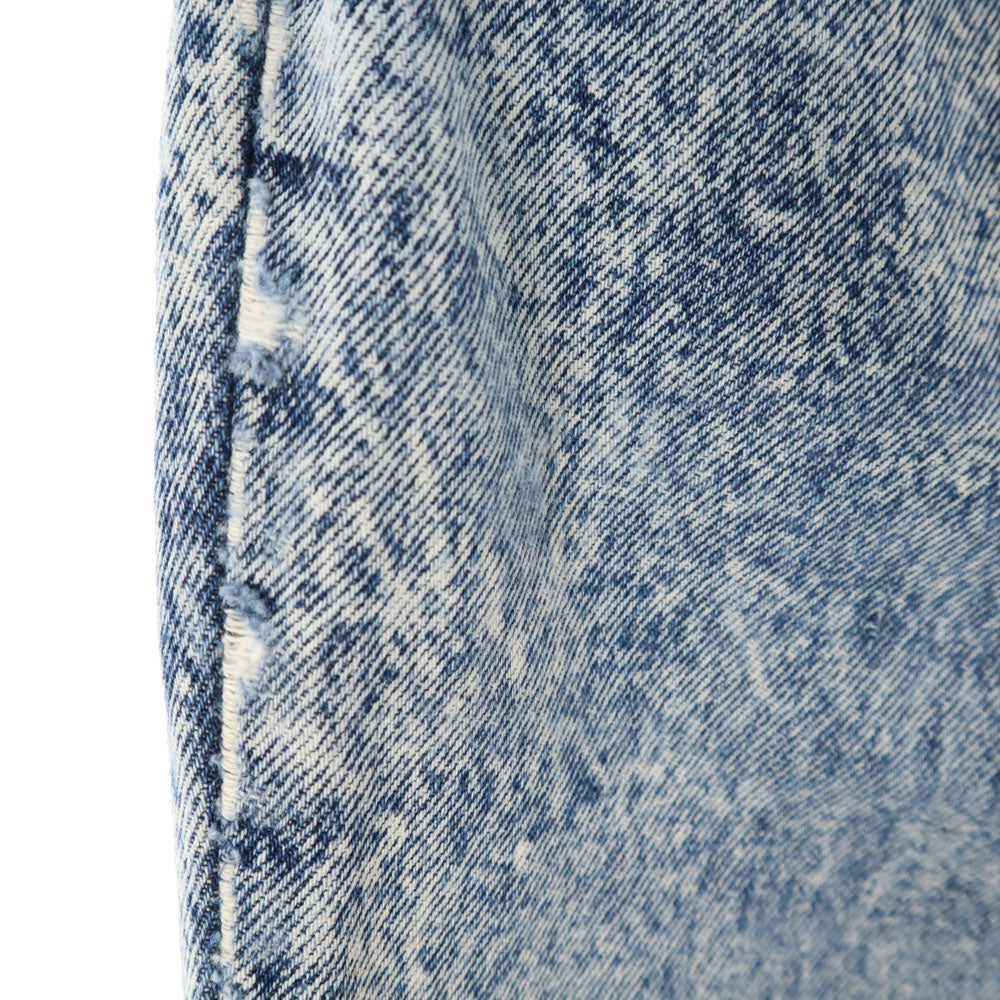 Levi's リーバイス 80s USA製 オールド ケミカル テーパードデニムパンツ 11 アイスブルー ジーンズ レディース