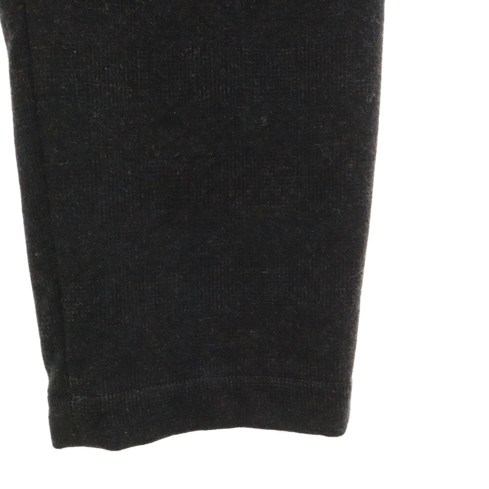 ALLEGE アレッジ 日本製 ウールブレンド スラックスパンツ 2 チャコールブラウン トラウザー メンズ