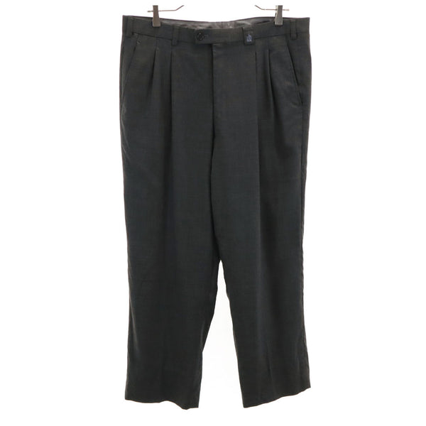 ランバン クラシック スラックスパンツ 91 チャコールグレー LANVIN 