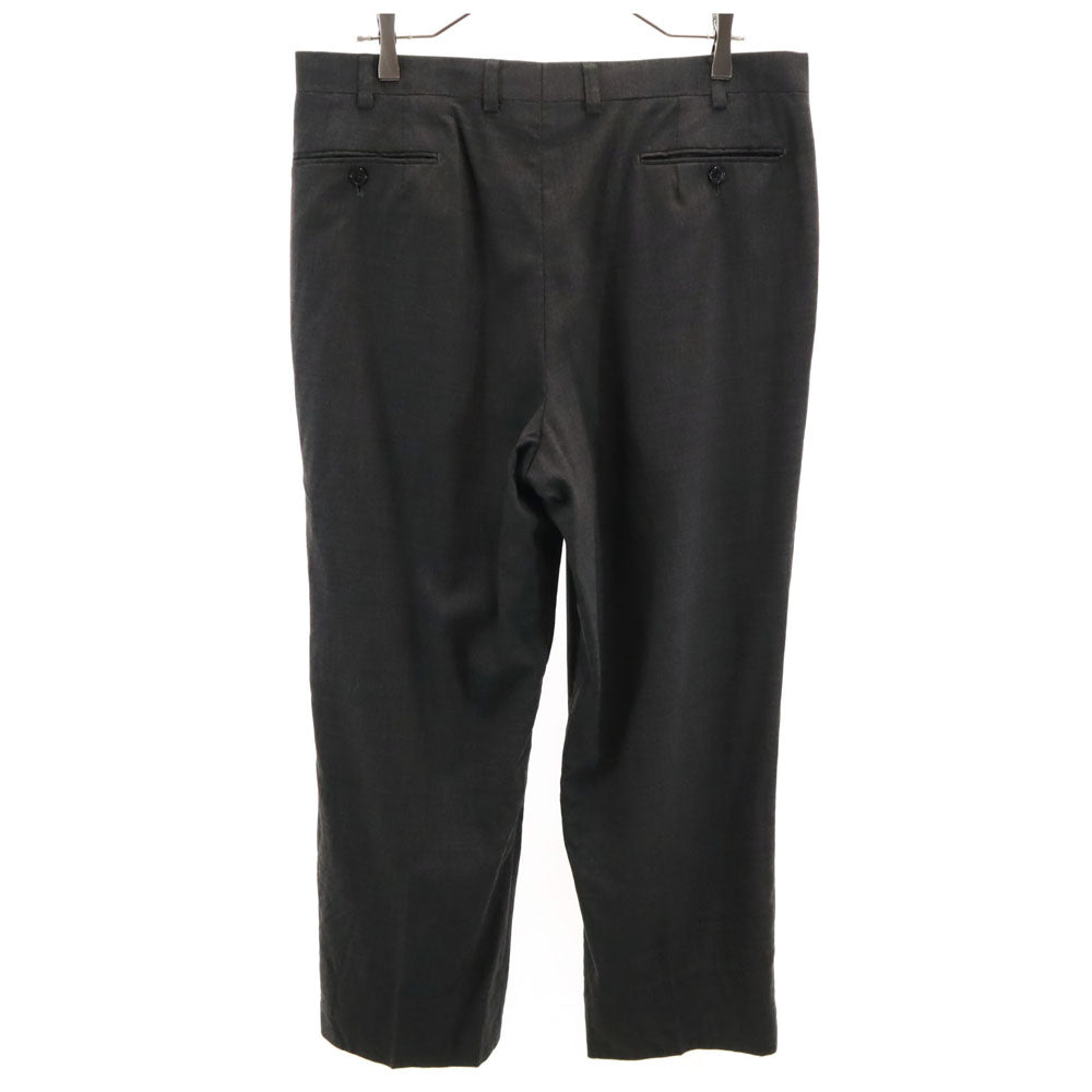 ランバン クラシック スラックスパンツ 91 チャコールグレー メンズ