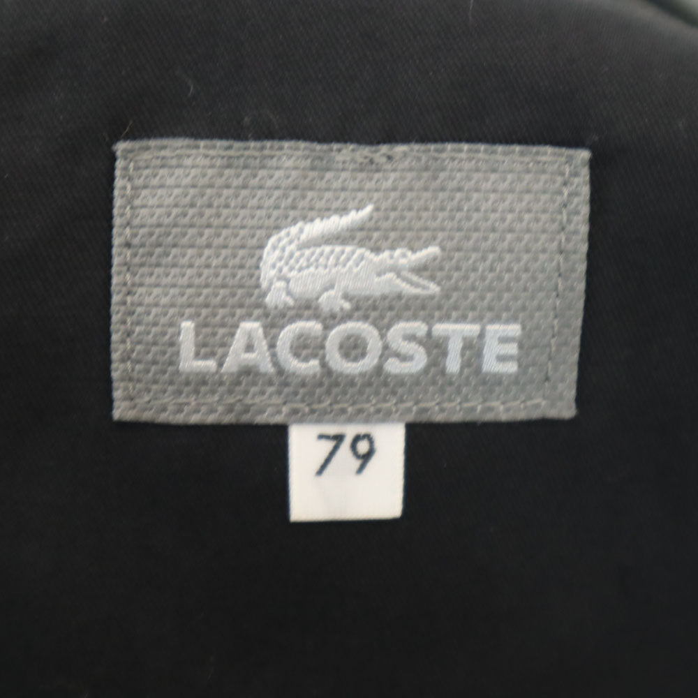 ラコステ 日本製 ウールブレンド スラックスパンツ 79 チャコールグレー LACOSTE メンズ