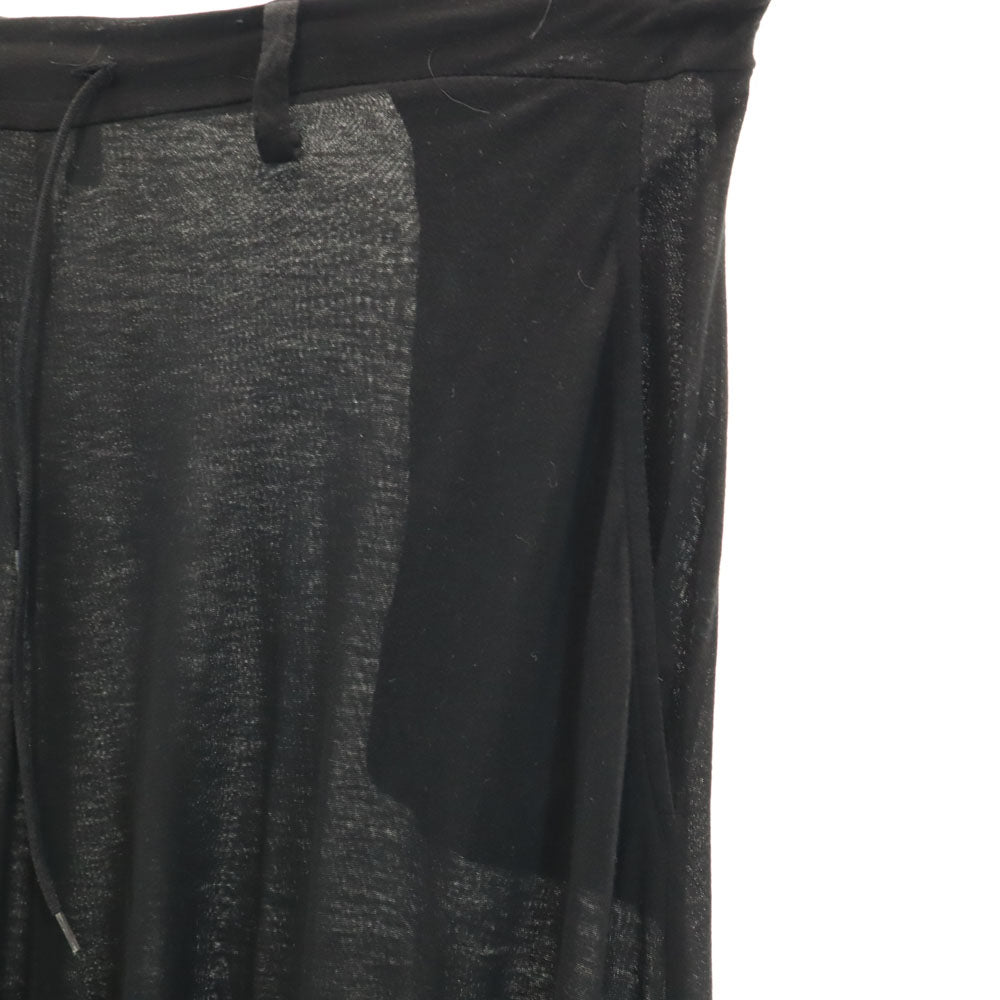 ヨウジヤマモトプリュスノアール ウールブレンド サルエルパンツ 2 黒 YOHJI YAMAMOTO+NOIR ストレッチ メンズ