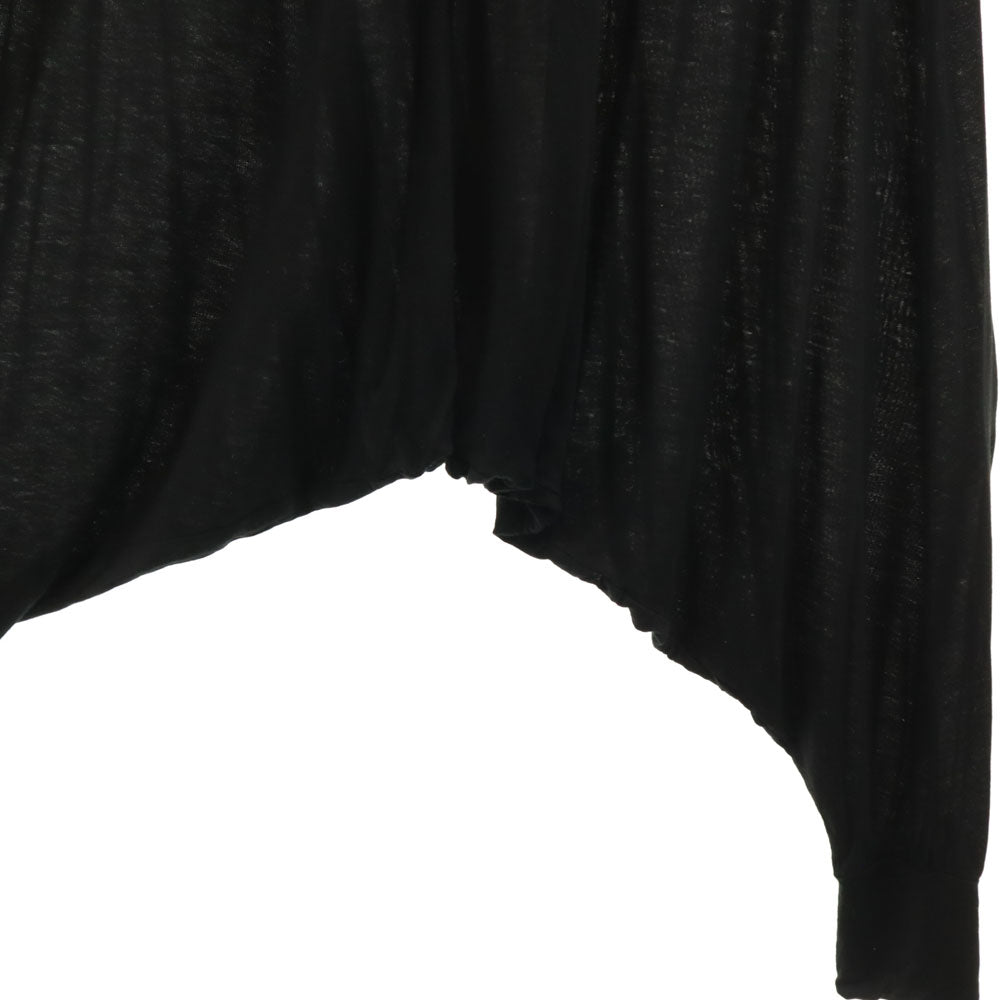 ヨウジヤマモトプリュスノアール ウールブレンド サルエルパンツ 2 黒 YOHJI YAMAMOTO+NOIR ストレッチ メンズ