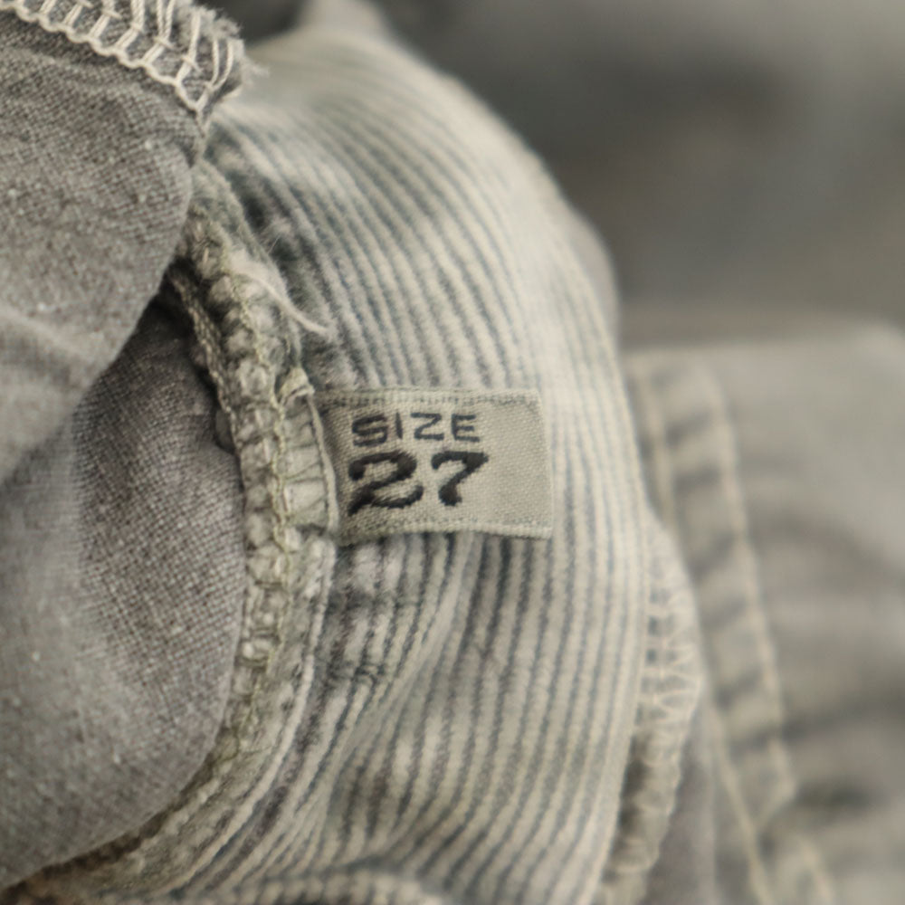 ARMANI JEANS アルマーニジーンズ イタリア製 コンフォートフィット コーデュロイパンツ W27 グレー レディース