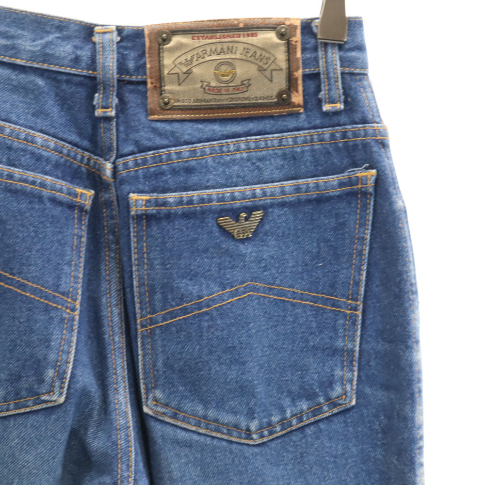 ARMANI JEANS アルマーニジーンズ 90s オールド デニムパンツ W26 ウォッシュブルー レディース