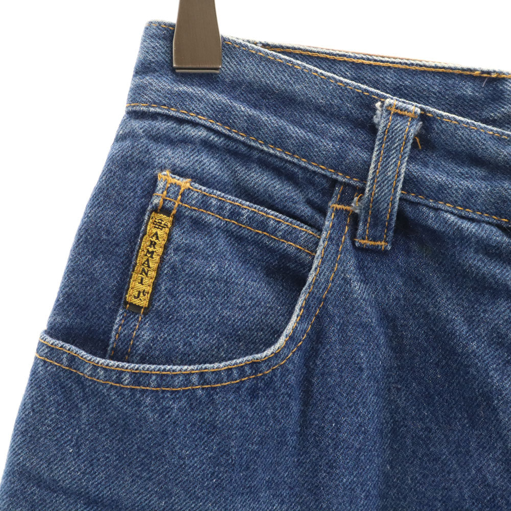 ARMANI JEANS アルマーニジーンズ 90s オールド デニムパンツ W26 ウォッシュブルー レディース
