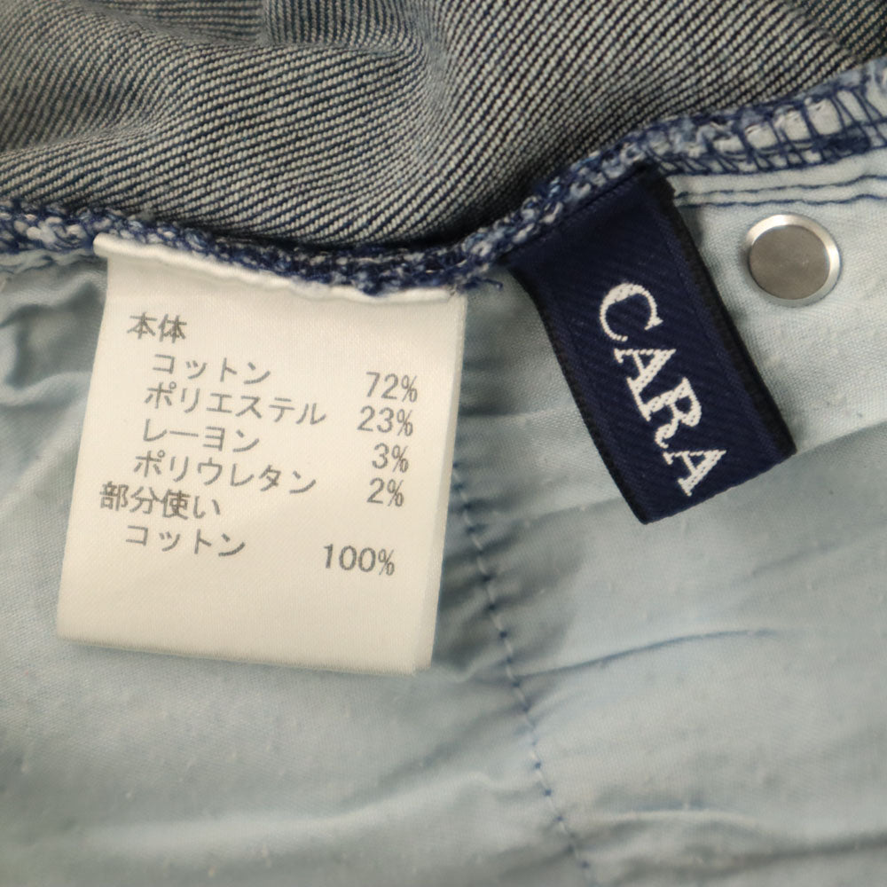 キャラオクルス スキニーデニムパンツ 7 インディゴブルー CARA O CRUZ ジーンズ レディース