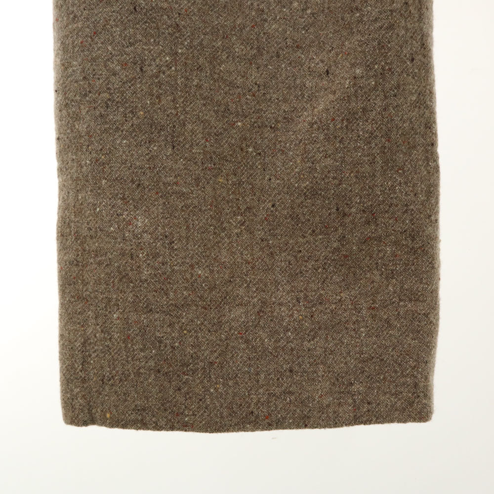 BURBERRY GOLF バーバリーゴルフ 三陽商会 日本製 ネップ入り ウールパンツ L グレージュ レディース