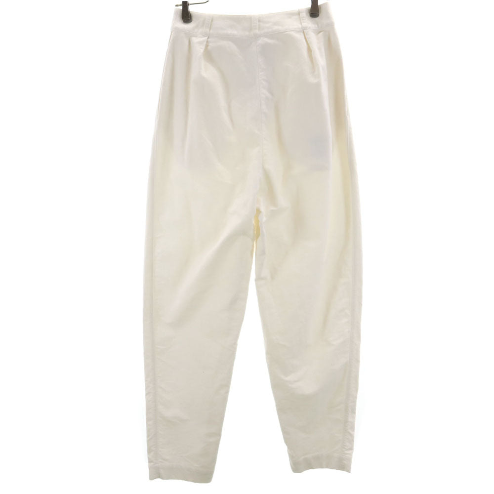 ルメール タック パンツ 38 ホワイト LEMAIRE レディース