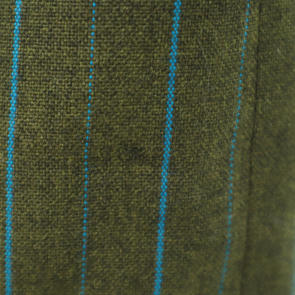 FORTREL フォートレル 70s 80s ヴィンテージ ストライプ柄 トラウザー パンツ カーキ メンズ