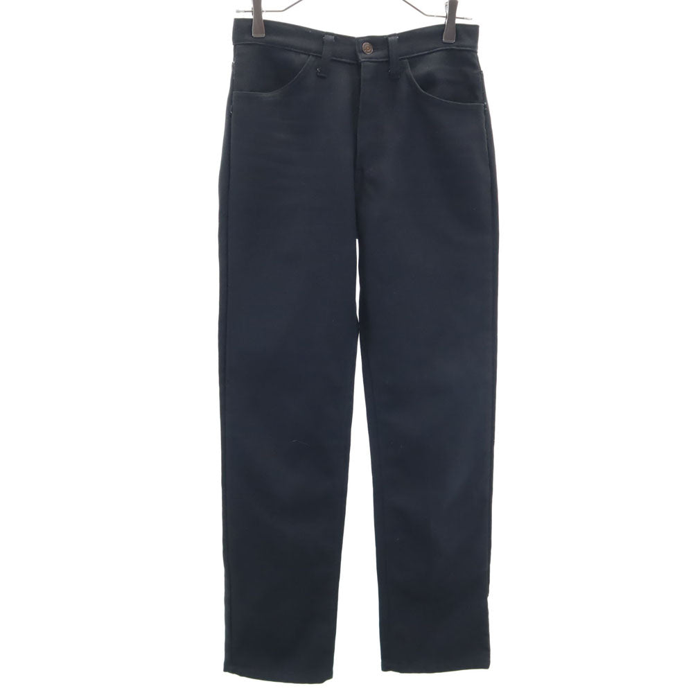 Levi's リーバイス アメリカ製 ボタン裏698 SCOVILジップ スタプレ ストレートパンツ ブラック レディース