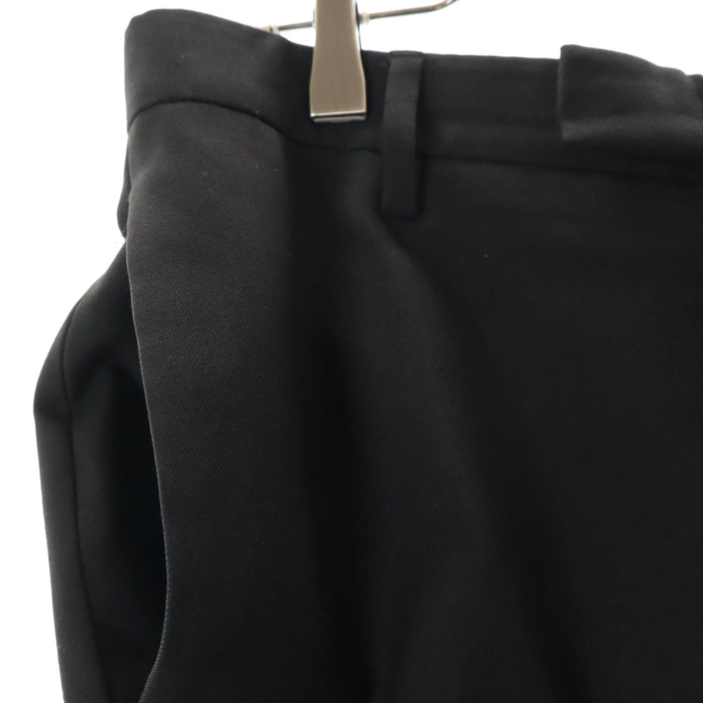 SAINT LAURENT サンローラン 2014年 イタリア製 ウールブレンド スラックスパンツ 44 ブラック レディース