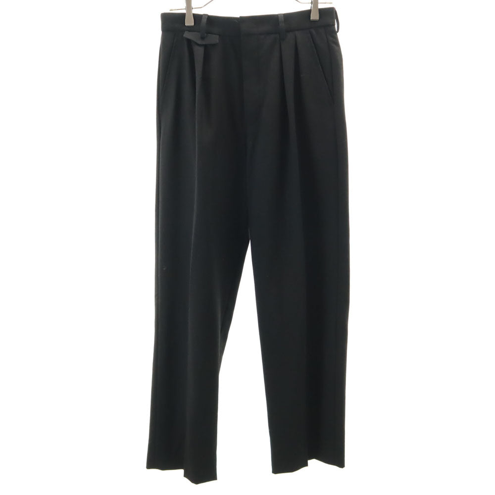 GUCCI グッチ イタリア製 ウール100％ スラックスパンツ 44 ブラック メンズ