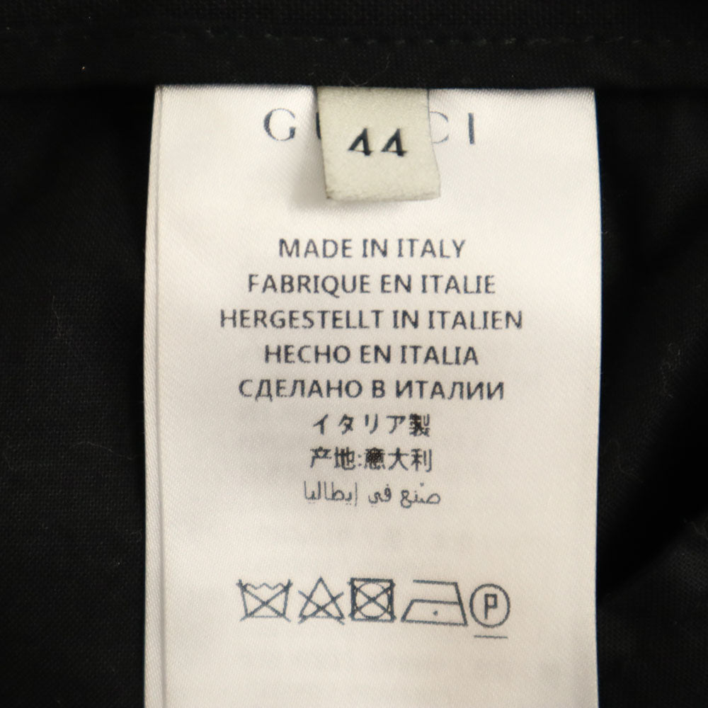 GUCCI グッチ イタリア製 ウール100％ スラックスパンツ 44 ブラック メンズ