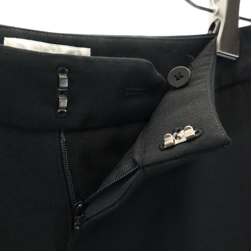 TOMORROWLAND トゥモローランド 日本製 スラックスパンツ 34 ブラック レディース