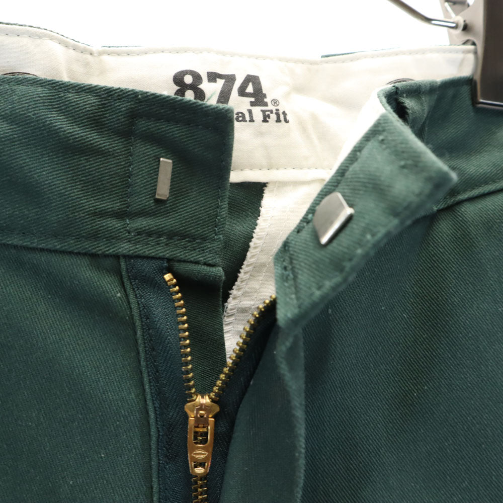 Dickies ディッキーズ 874 オリジナルフィット ワークパンツ W30 深緑 メンズ
