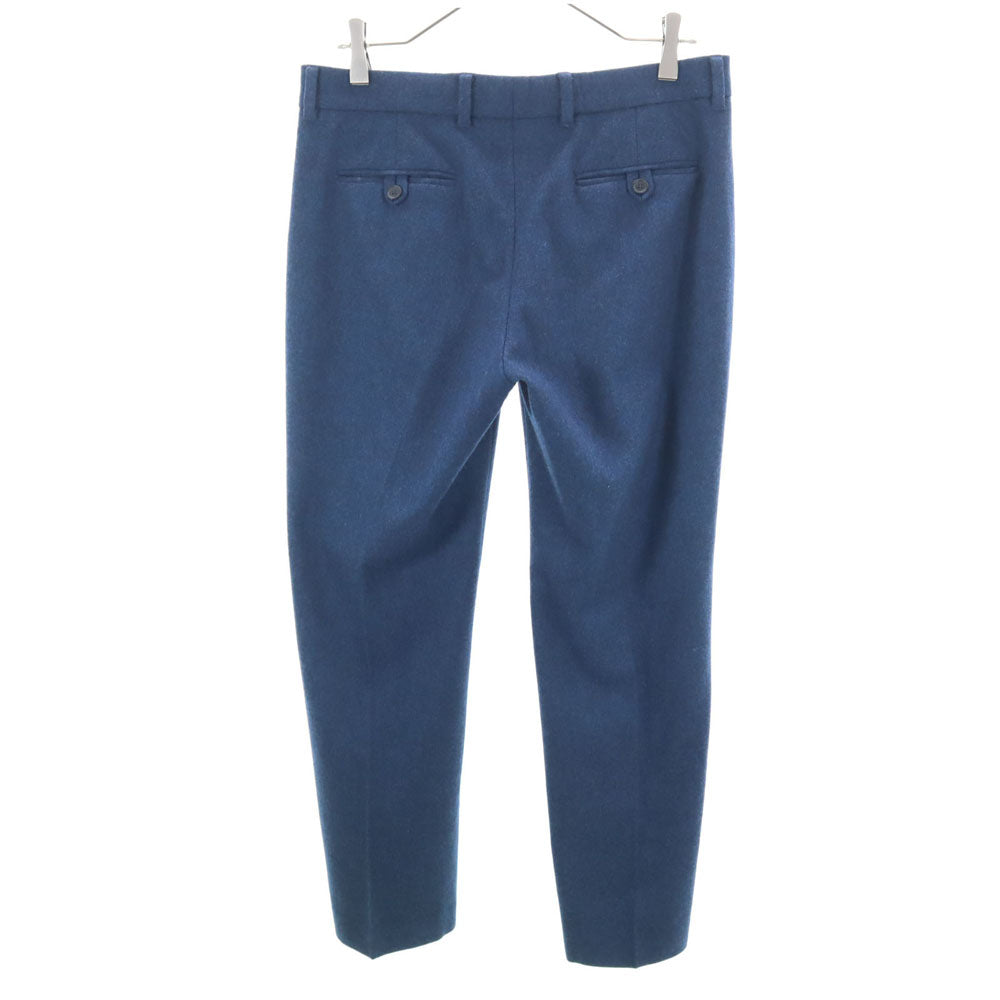 MAISON KITSUNE メゾンキツネ ウール スラックスパンツ 38 ネイビー レディース