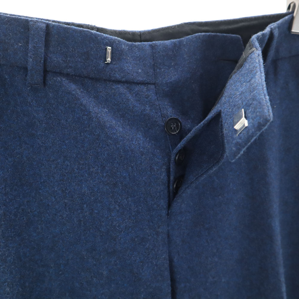 MAISON KITSUNE メゾンキツネ ウール スラックスパンツ 38 ネイビー レディース