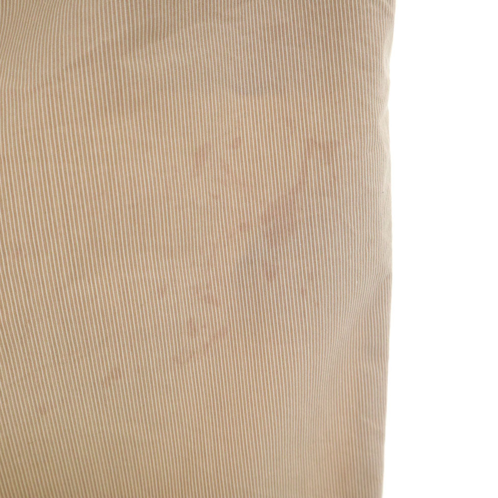 PRADA プラダ イタリア製 ストライプ柄 クロップドパンツ 42S ベージュ レディース