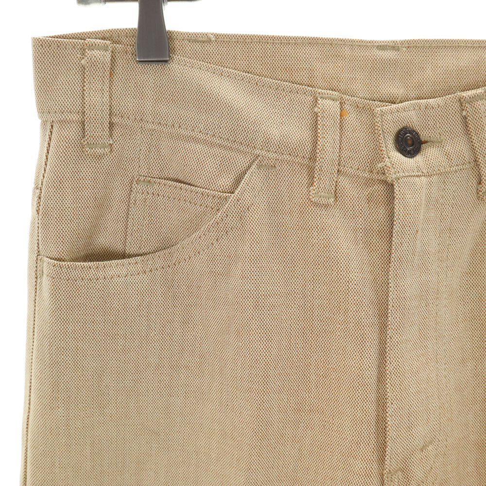 リーバイス ステイプレスト 70s ビッグE ヴィンテージ ホップサック スタプレ ロングパンツ ベージュ メンズ